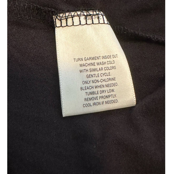 Apostrophe black long sleeves high neck top size Large - Picture 5 of 9